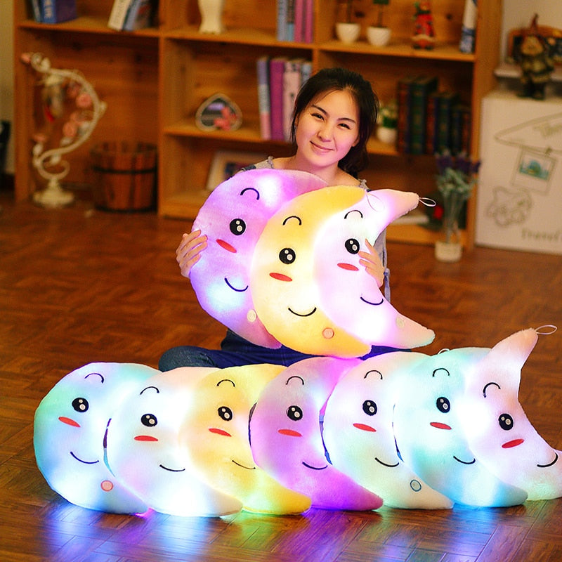 Luminous Moon/Star Soft Pillow
