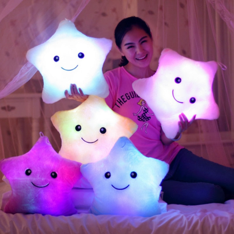Luminous Moon/Star Soft Pillow