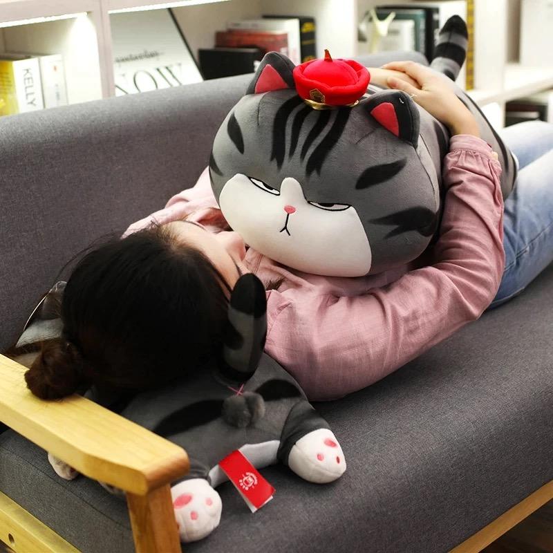 Moody Giant Cat Plush