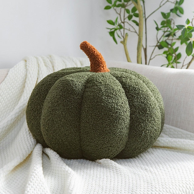 Stuffed Pumpkin Throw Pillow