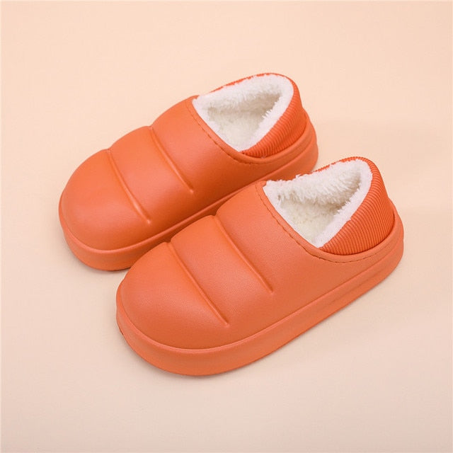 Sleek Waterproof Fur Slippers