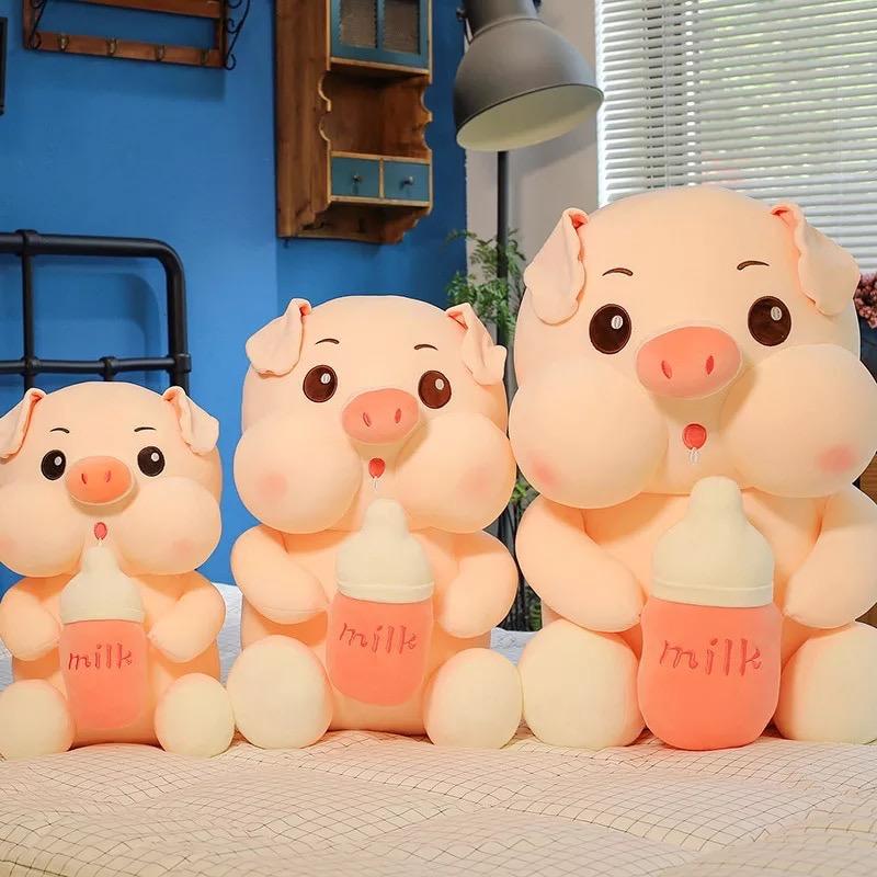 Giant Milky Piggy Plush