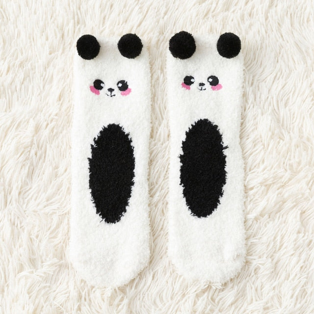 Animal Fuzzy Socks