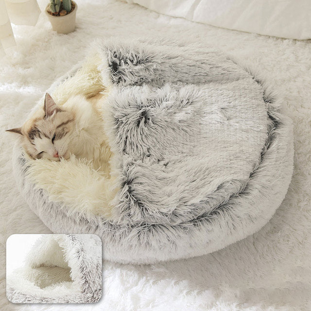 Plush Soft 2-in-1 Pet Bed