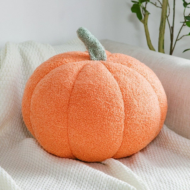 Stuffed Pumpkin Throw Pillow