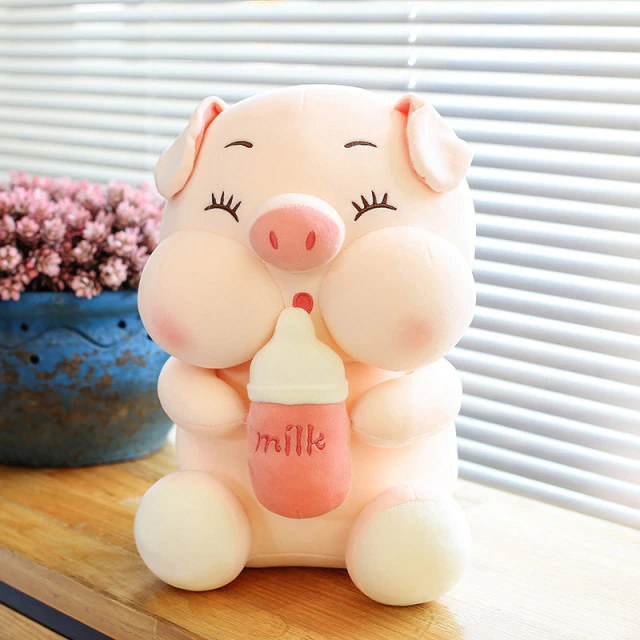 Giant Milky Piggy Plush