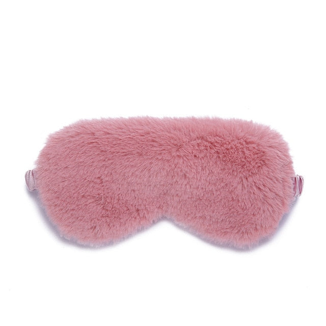 Furry Sleeping Eye Mask