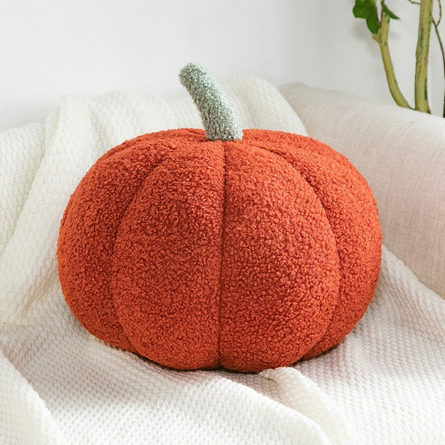 Stuffed Pumpkin Throw Pillow