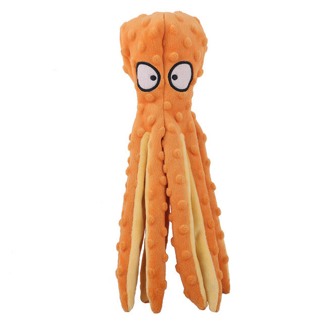 Octopus Plush Dog Toy