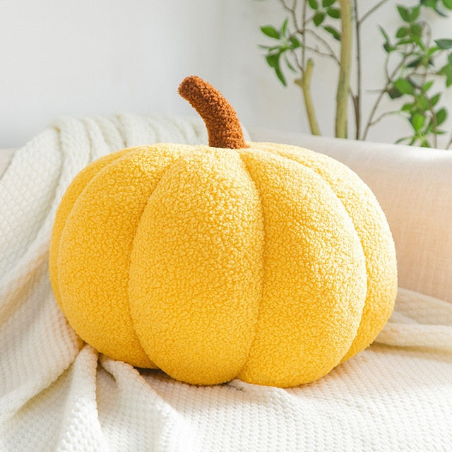 Stuffed Pumpkin Throw Pillow