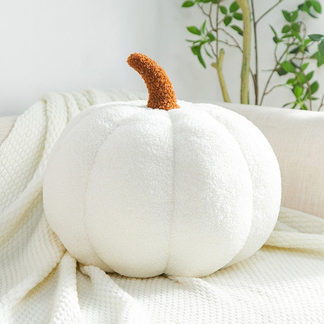 Stuffed Pumpkin Throw Pillow