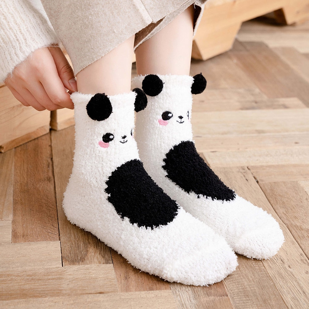 Animal Fuzzy Socks