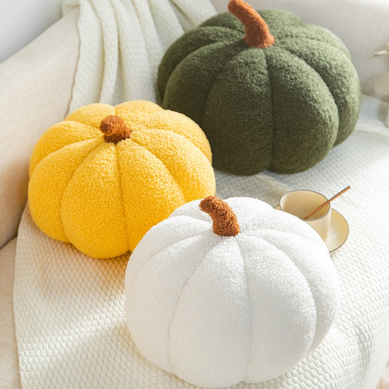 Stuffed Pumpkin Throw Pillow