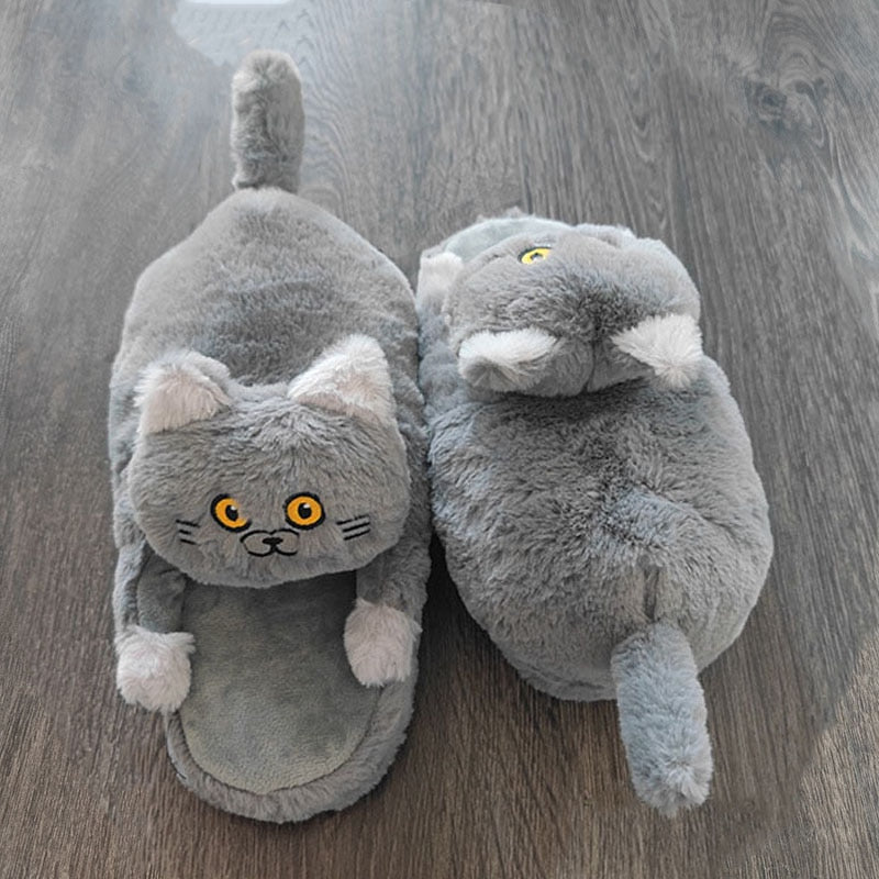 Hugging Cat Slippers