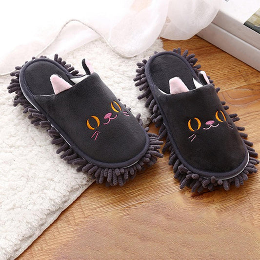 Washable Dust Mop Slippers