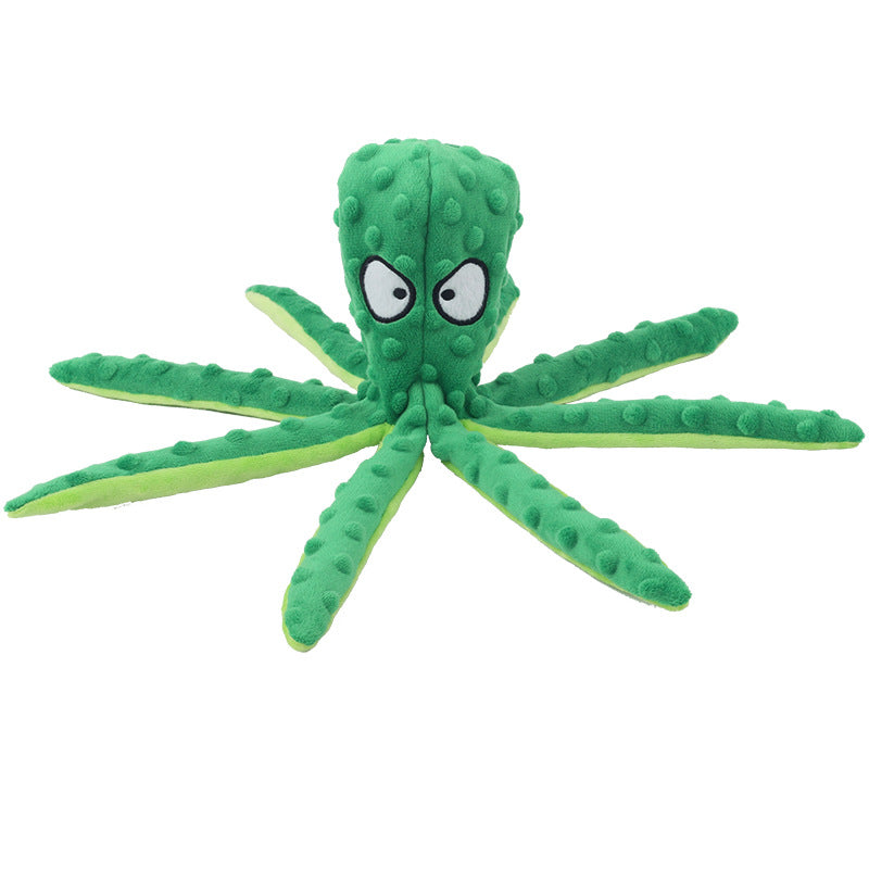 Octopus Plush Dog Toy