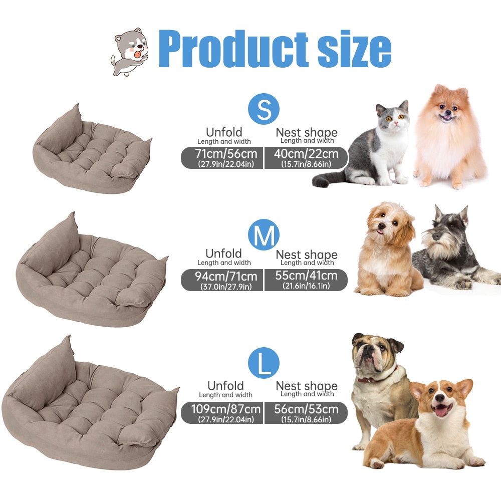 Cushioned Pet Bed