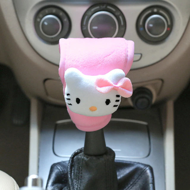 Sanrio Plush Car Shifter Cover