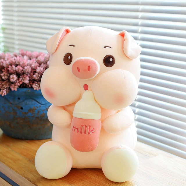 Giant Milky Piggy Plush