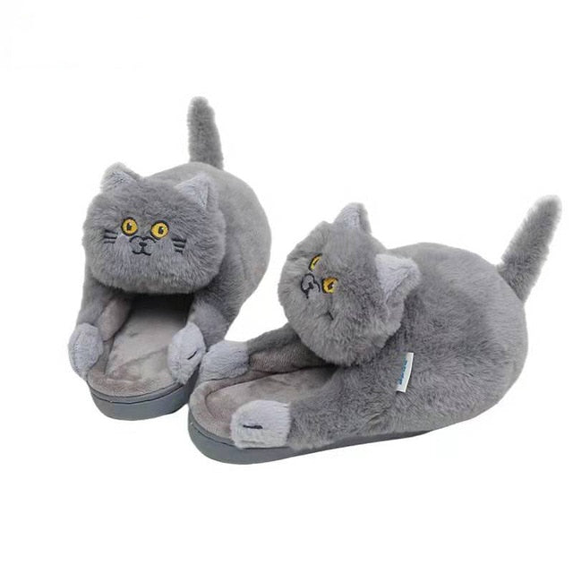 Hugging Cat Slippers