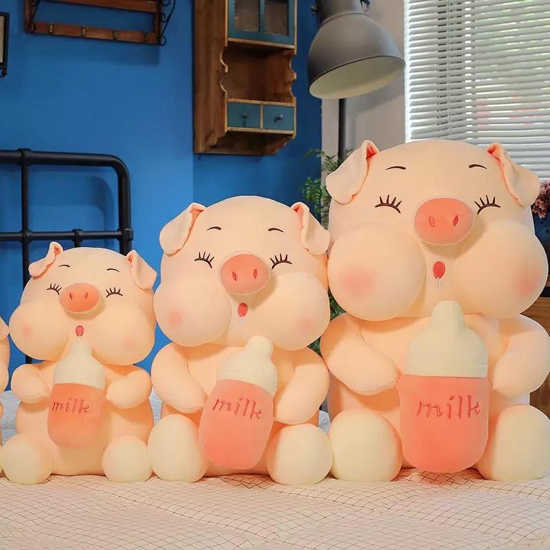 Giant Milky Piggy Plush