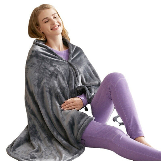 Electric Heated Warm Shawl Blanket