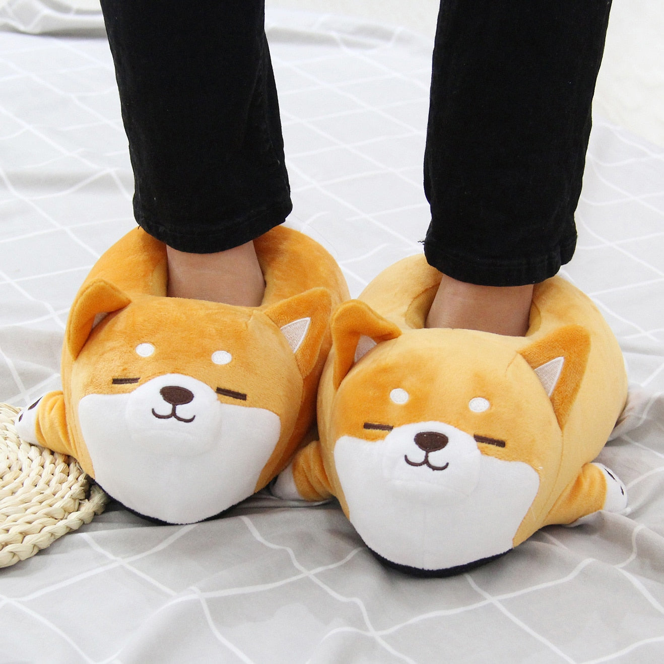 Shiba Inu Puppy Plush Slippers