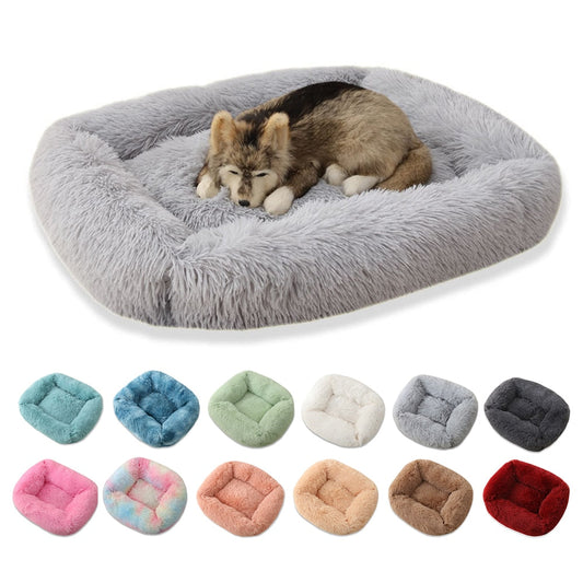 Square Plush Pet Bed