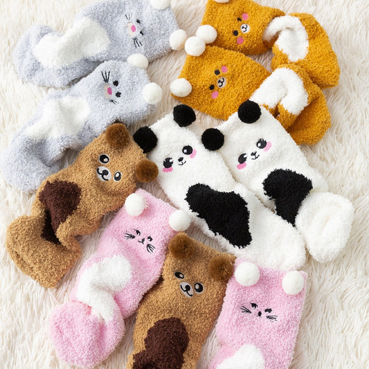 Animal Fuzzy Socks